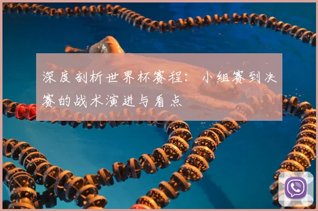 深度剖析世界杯赛程：小组赛到决赛的战术演进与看点